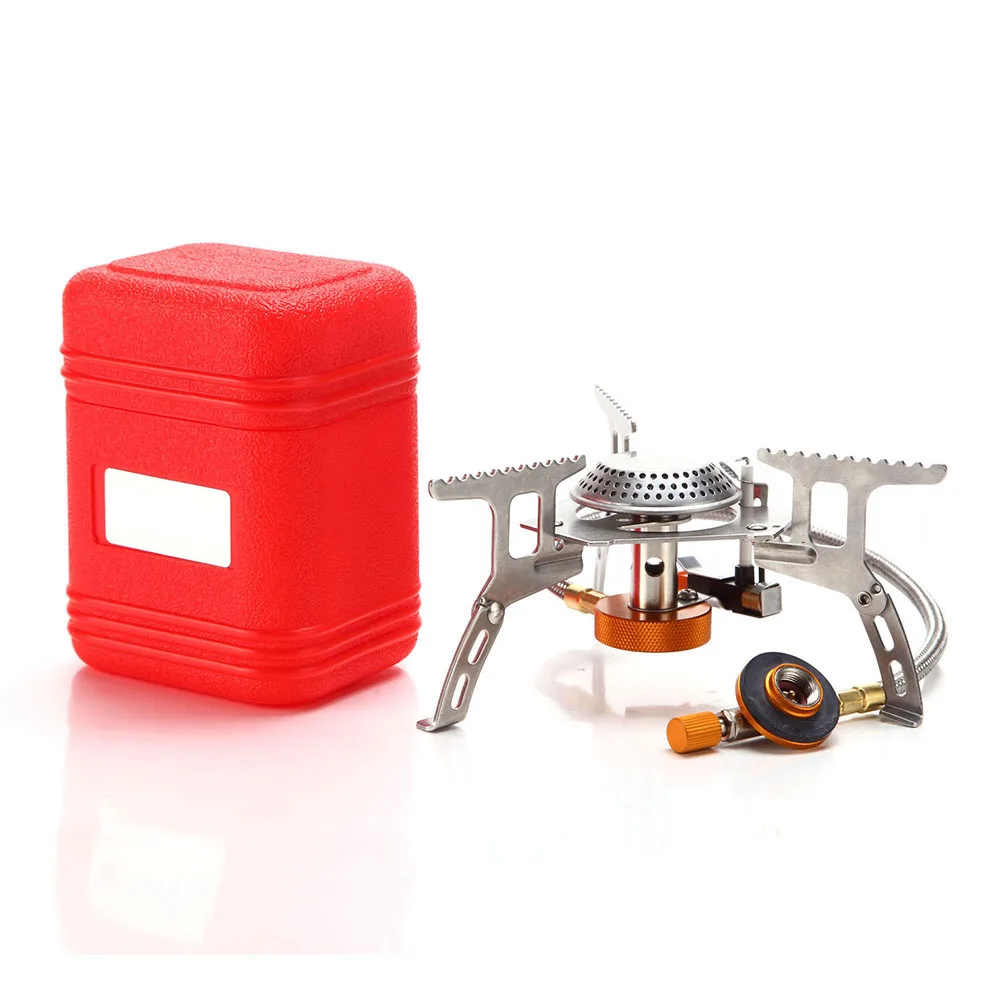 

Portable Outdoor Gas Stove 3500W Foldable Split Stoves With Igniter Pocket Mini Camping Gas Burners Furnace Picnic Cooker Burner