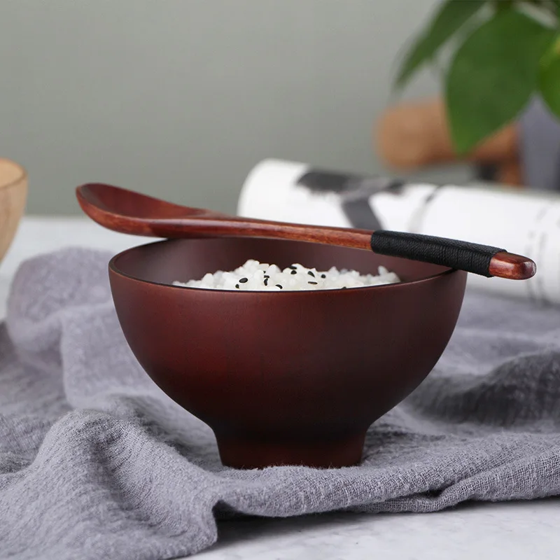 Оптовая продажа деревянная чаша японская кислая креативная для рисовой лапши