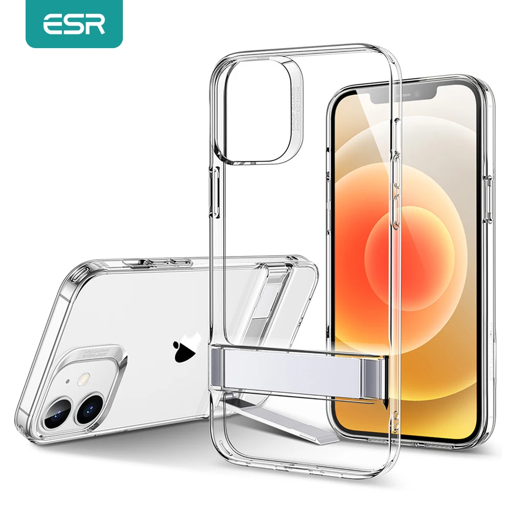 Чехол ESR для iPhone 12 задняя крышка mini Pro Max металлическая подставка прозрачный чехол
