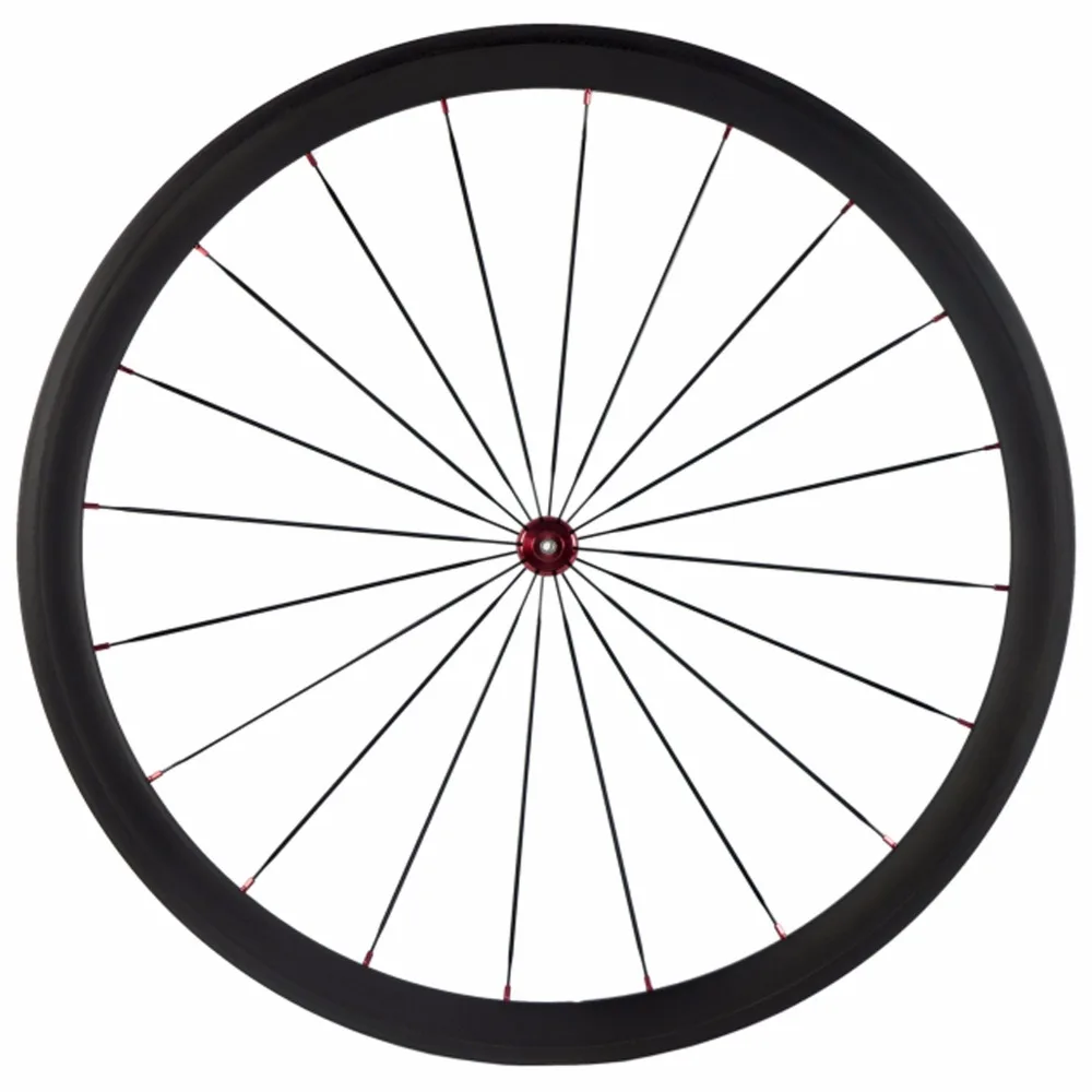 Распродажа со склада 700c углеродное дорожное Велосипедное колесо Переднее: 35 мм