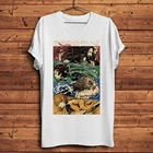 Забавная Мужская футболка с аниме рассекающий демонов, белая повседневная короткая футболка унисекс, уличная одежда для манги, Tanjirou Nezuko Zenitsu Inosuke