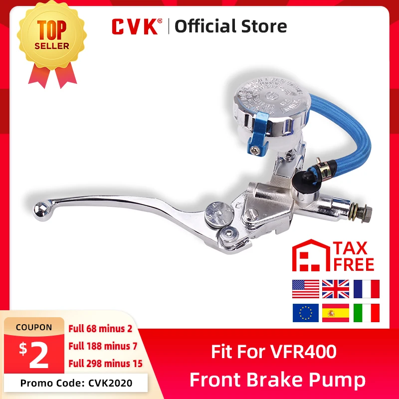 

CVK главный тормозной цилиндр для Honda VFR400 RVF400 CBR250 CBR400 VFR RVF NC23 NC29 NC30 NC35 NSR0250 P3 мотоцикл