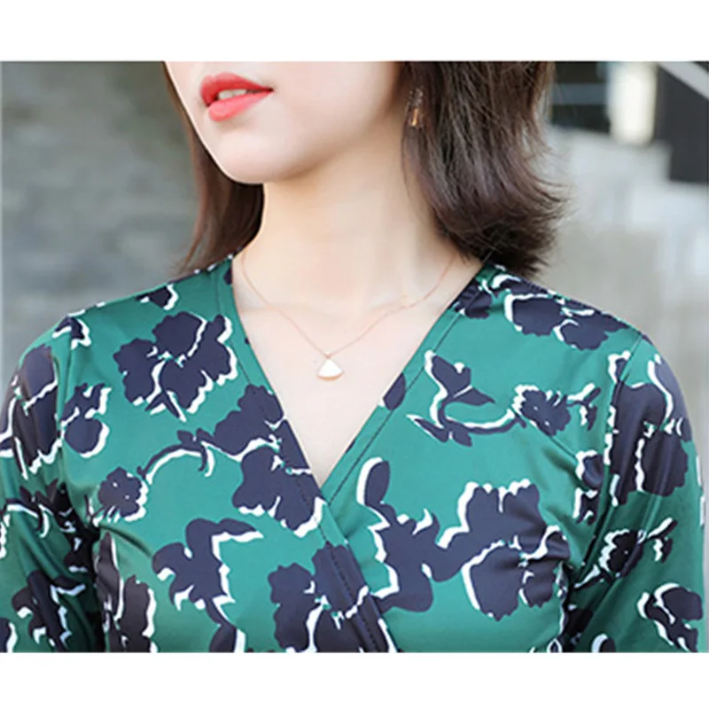 

Low Price Wholesale 2021 Summer Vacation Women's Dress V-neck Summer Wrap Dresses Casual Split Female Long Dress Ladies Vestidos