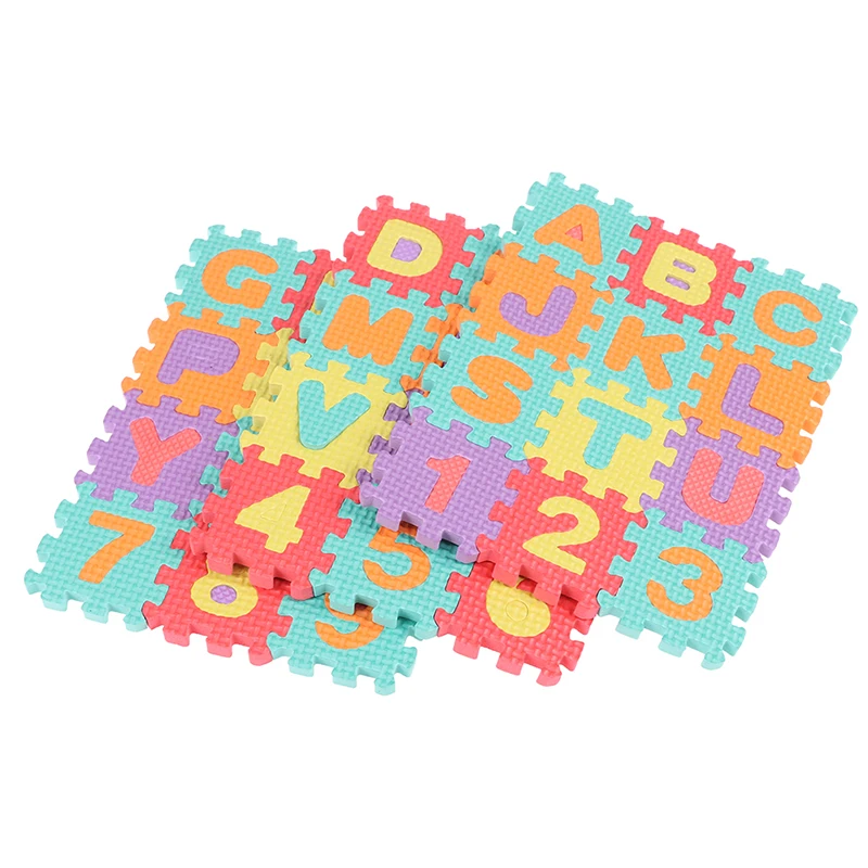 

36pcs New EVA Foam Puzzle Play Mat Dollhouse Furniture Miniature Baby Carpet Pad