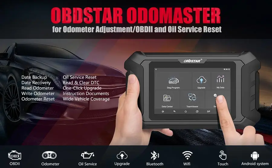 OBDSTAR ODO MASTER для регулировки одометра/OBDII и специальные функции покрывают больше моделей автомобилей, чем X300M бесплатное обновление онлайн
