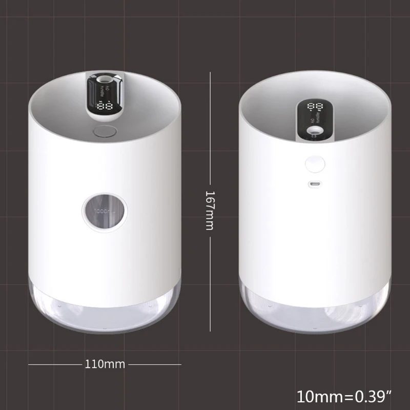 

USB Portable Air Humidifier Rechargeable Mist Maker Large Capacity Aroma Diffuser Ultra-quiet Operation Fogger Appliance