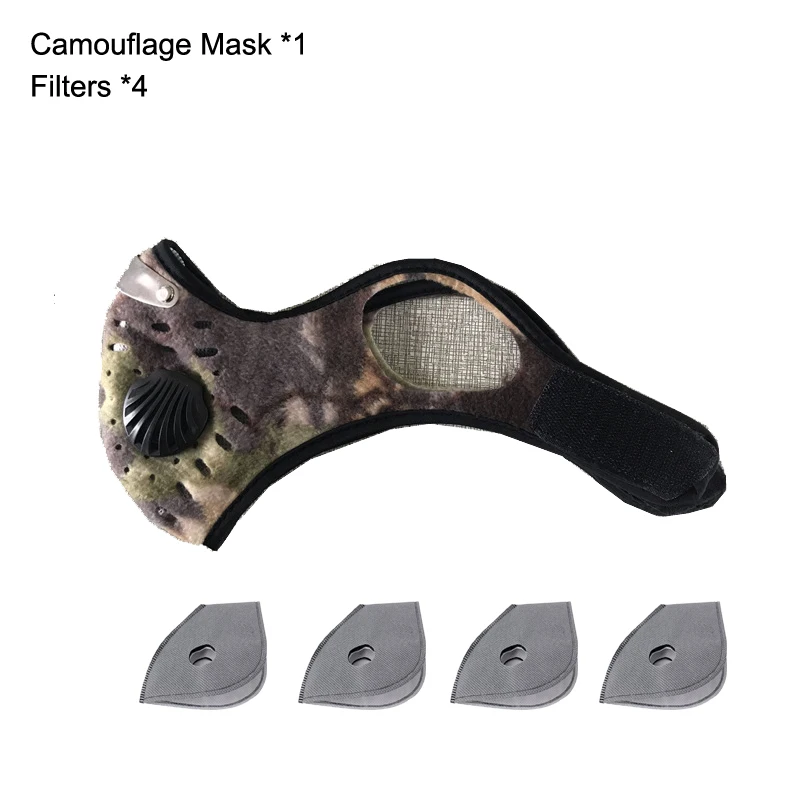 1 шт. губчатая Пылезащитная маска-респиратор с дыхательным клапаном