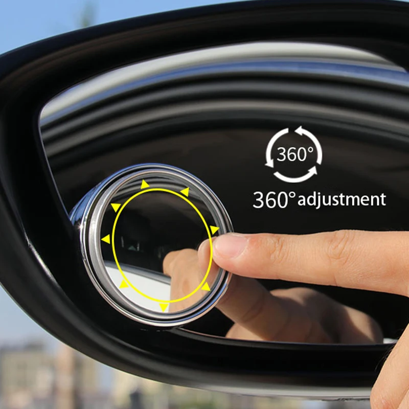 1 шт. зеркало заднего вида круглое выпуклое 360 градусов затемнение автомобиля