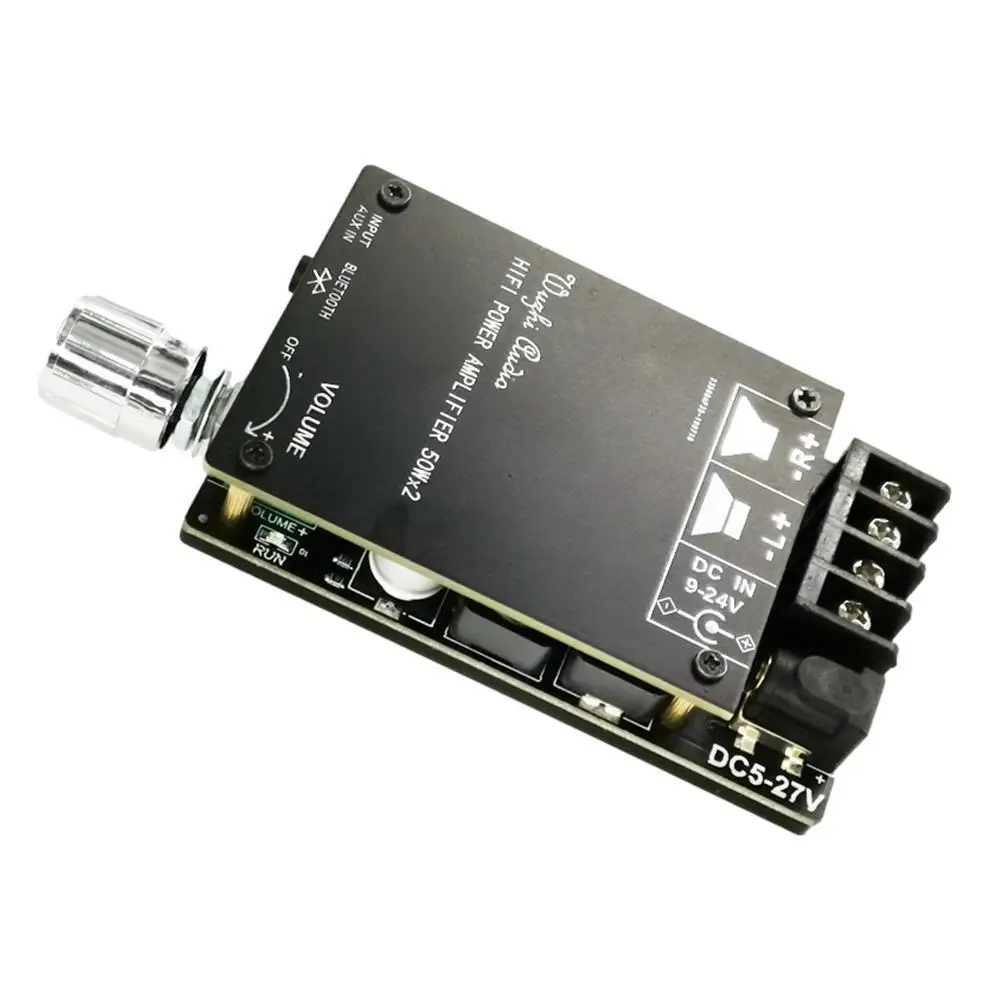 

Цифровой усилитель мощности ZK-502LMINI2.0 Stereo Bluetooth TPA3116 50WX, 2 динамика, усилитель звука с фильтром