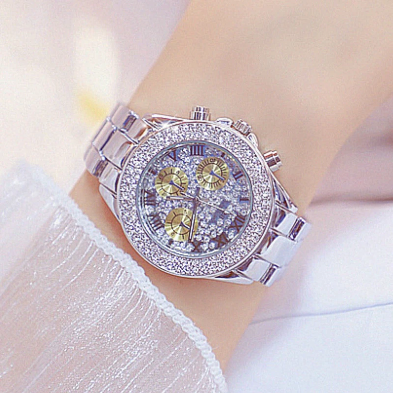 Часы женские кварцевые из нержавеющей стали с циферблатом 35 мм | Наручные часы