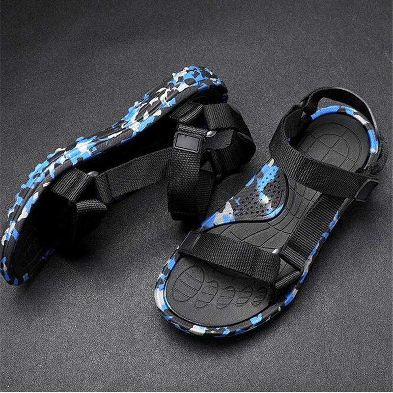 

Big Size 48 Mens Sandals Casual Summer Shoes Beach Sandals Homme Gladiator Sandals for Men Lightweight Non-slip Pool Sandals