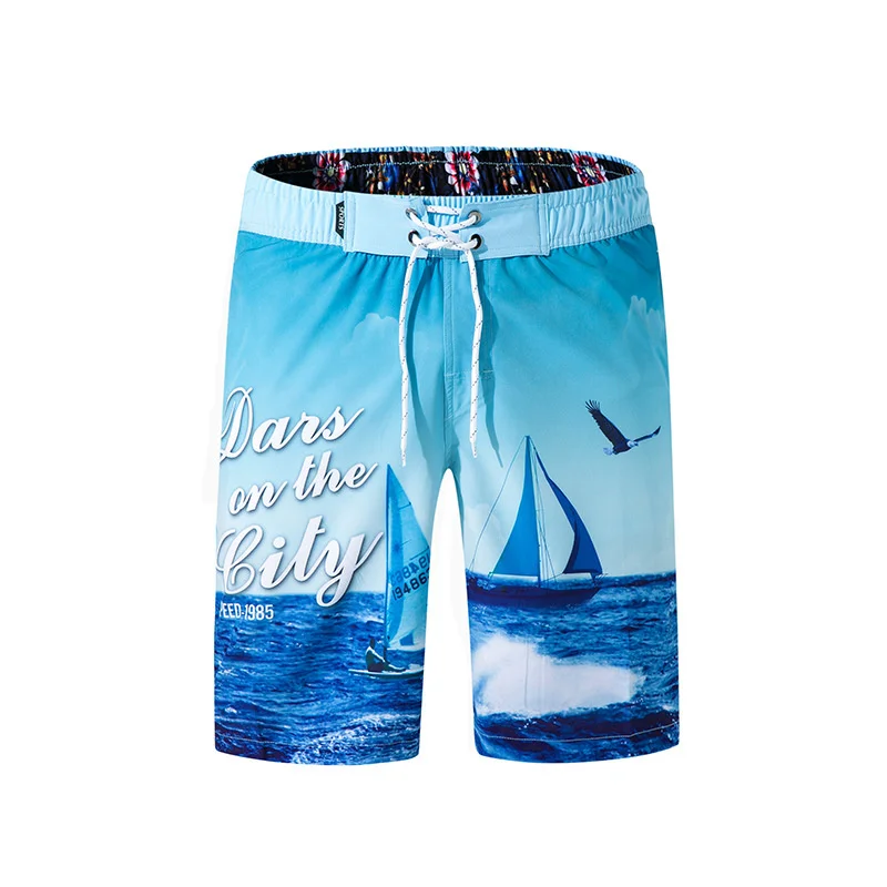 

Summer Men's Swimwear Shorts Quick Drying Beachwear Sexy Swim Trunks Men Swimsuit Loose Breathable Beach Wear Surf