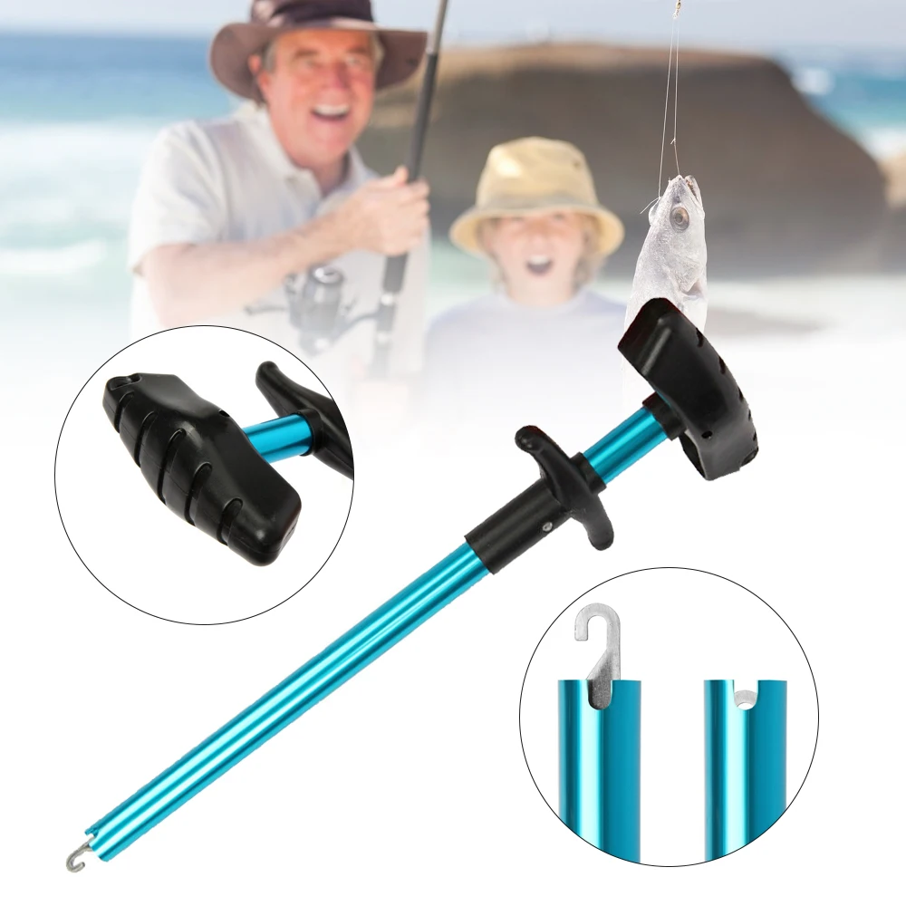 Легко для удаления рыбных крючков Съемник рыболовный инструмент t-ручка