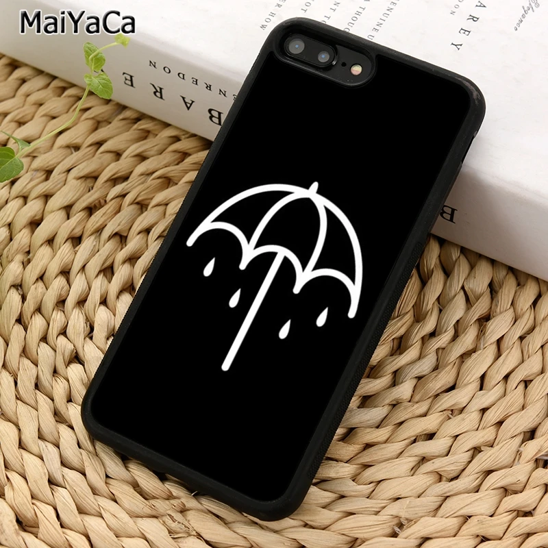 Чехол MaiYaCa с логотипом зонтиком Bring Me The Horizon для iPhone X XR XS 11 12 Pro MAX 5 6 7 8 Plus Samsung S6 S7 S8 S9
