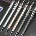 1 шт.компл. автоматический карандаш для студентов, передвижной стержень из металла HB 0,5 с 0,7 нажимными кнопками для рисования