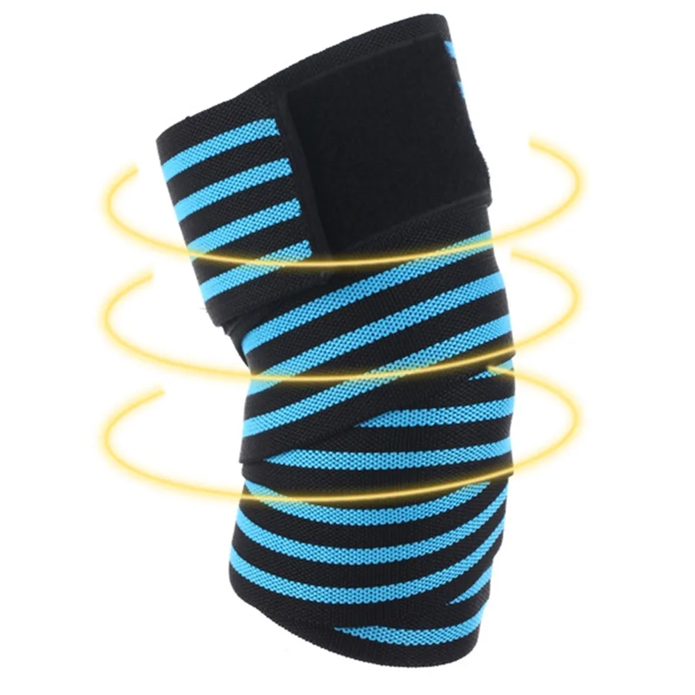 Профессиональная Тяжелая атлетика эластичность наколенник Powerlifting спортивные