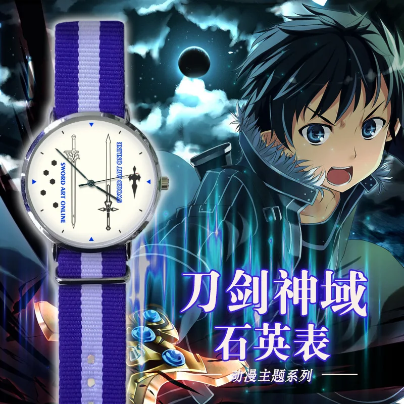 Наруто My Boku No Hero academic Izuku Saber Miku Danganronpa Ran Rem Attack on Titan Tokyo Ghoul Sword Art онлайн часы подарок
