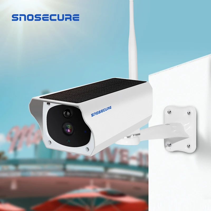 SNOSECURE Солнечная энергия Wifi IP камера беспроводная наружная домашняя