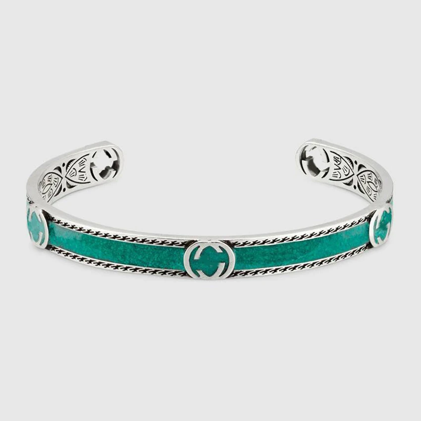 

925 pure silver men's and women's silver bracelet personality hip hop Charm Fashion Festival gift