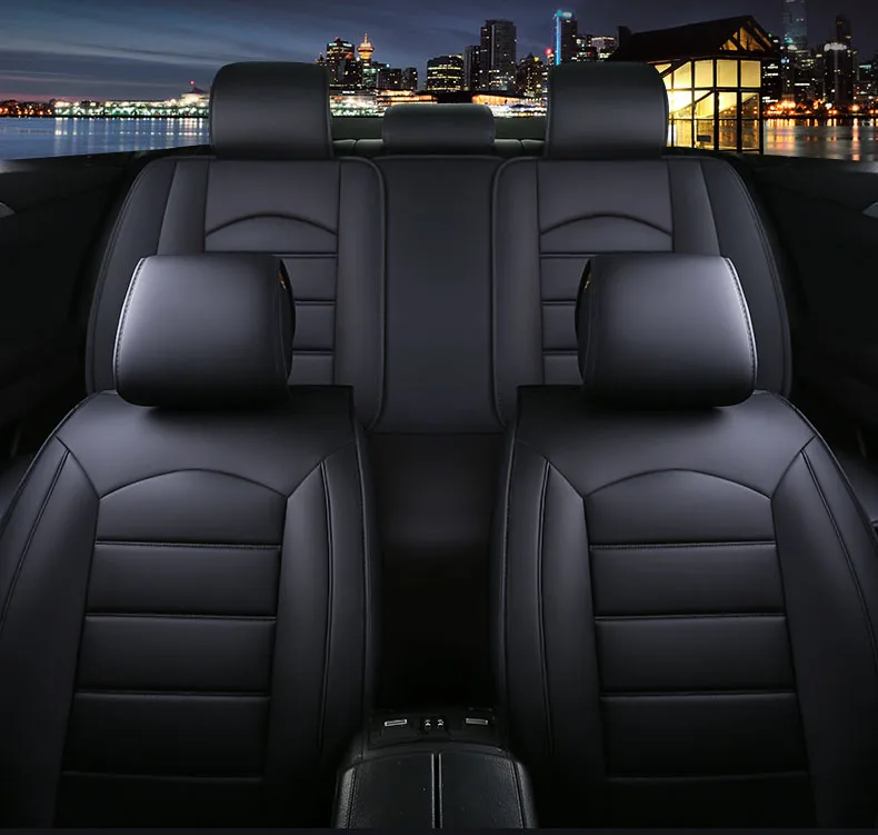 Специальный кожаный чехол на автомобильное сиденье для ford fiesta suzuki swift kia rio peugeot 307