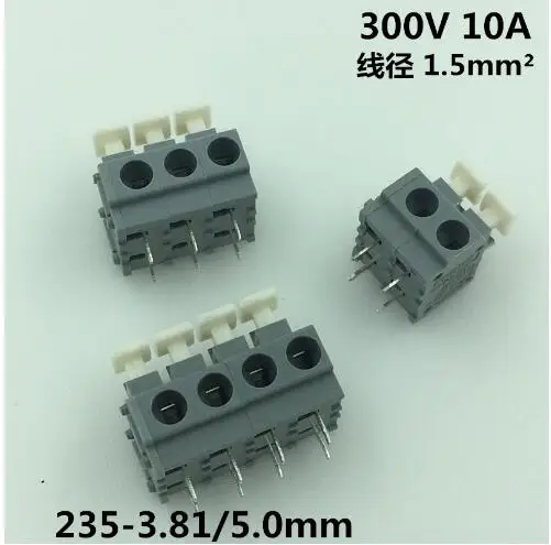 Клеммная колодка PCB без винтов пружинный ТИП 235 3 81 мм шаг 5 0 мм/3 100 шт.|Соединители| |