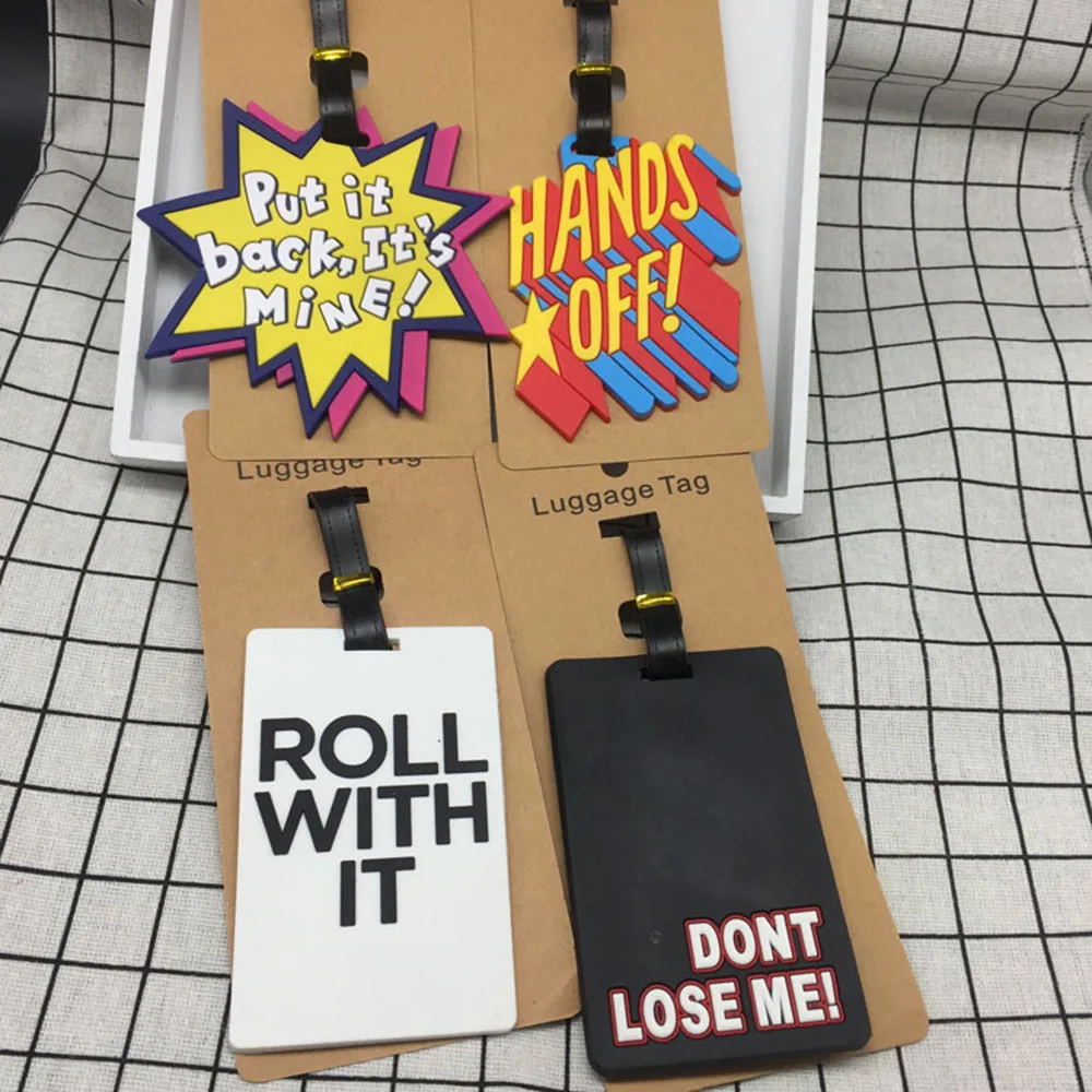 Дорожные аксессуары панда креативная бирка для багажа лошадь мультяшный