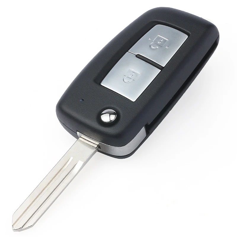 KEYECU 2 кнопки 433 МГц PCF7961M откидной дистанционный ключ для Nissan Qashqai J11 Pulsar C13 Juke F15 X-Trail