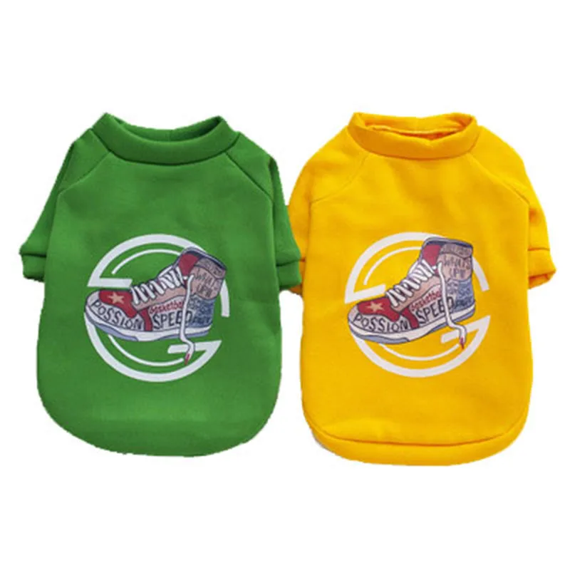 Демисезонная одежда для домашних животных Одежда собак Милая Толстовка куртка