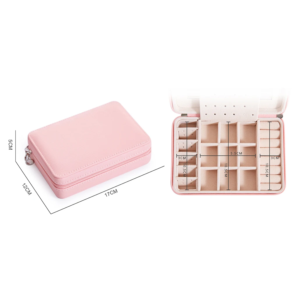 Портативный органайзер для ювелирных изделий модные серьги ожерелье кольца