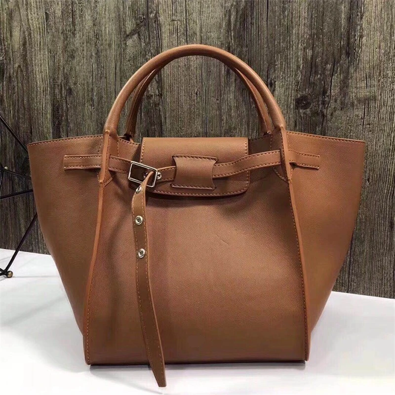 Роскошная модная сумка из натуральной воловьей кожи вместительная через плечо