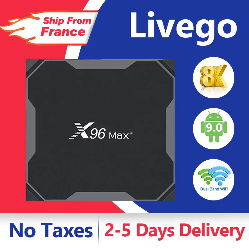 

Приставка Смарт-ТВ DATOO X96 MAX PLUS, 8k, 9,0/2,4 ГГц, Wi-Fi