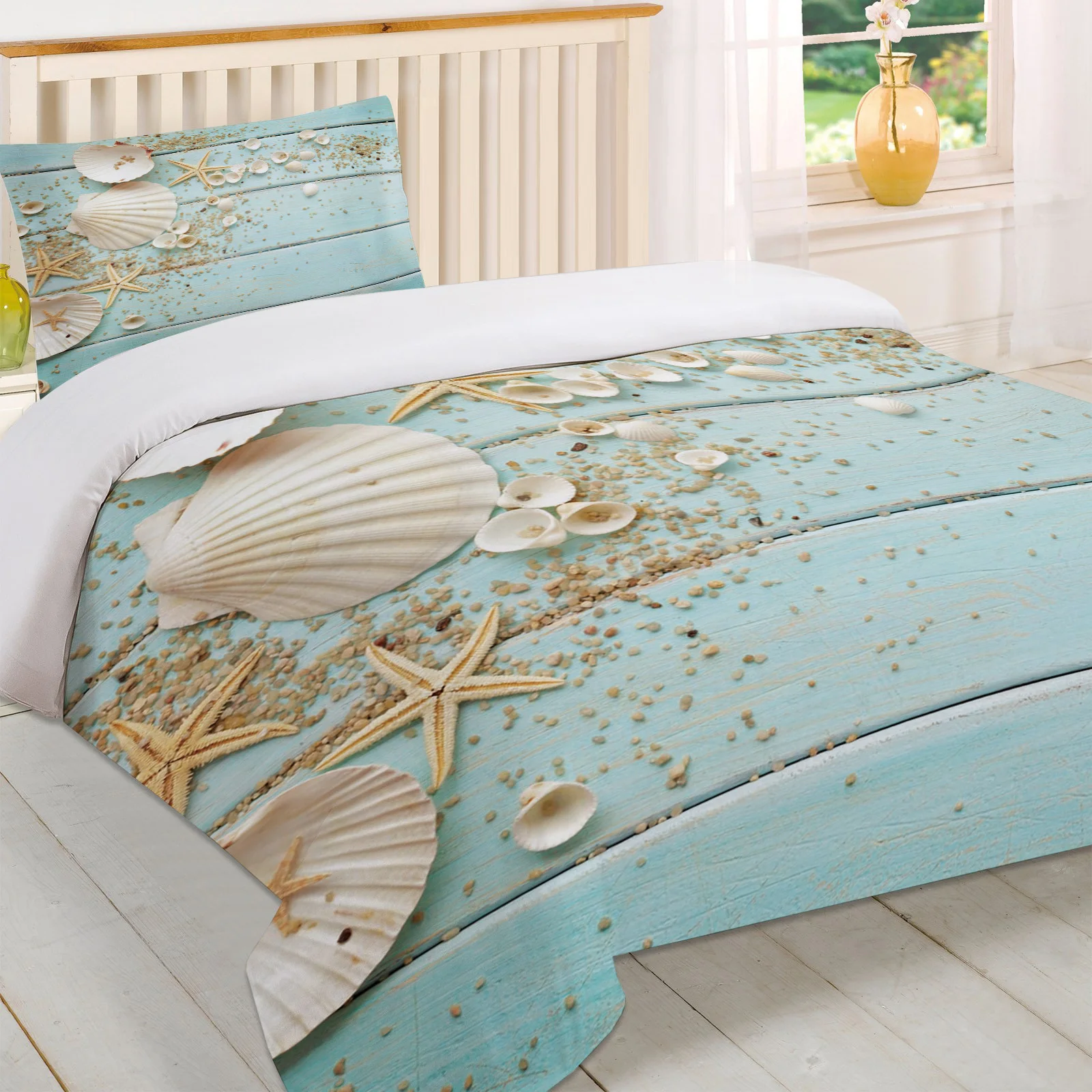 Пододеяльник с рисунком морской звезды пододеяльник наволочка чехол комплект