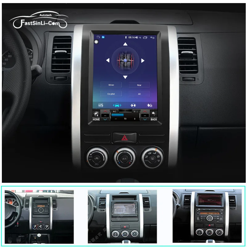Android для Nissan X Trail 2 T31 2007 2015 Автомагнитола мультимедийный видеоплеер навигатор GPS