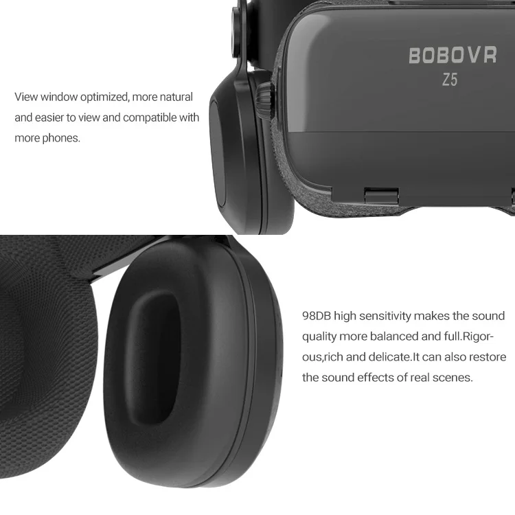 

Bobovr Z5 3D Cardboard Helmet VR Virtual Reality Glasses Headset Watch Movie Game Goggles Casque For for iphone huawei Xiao Mi
