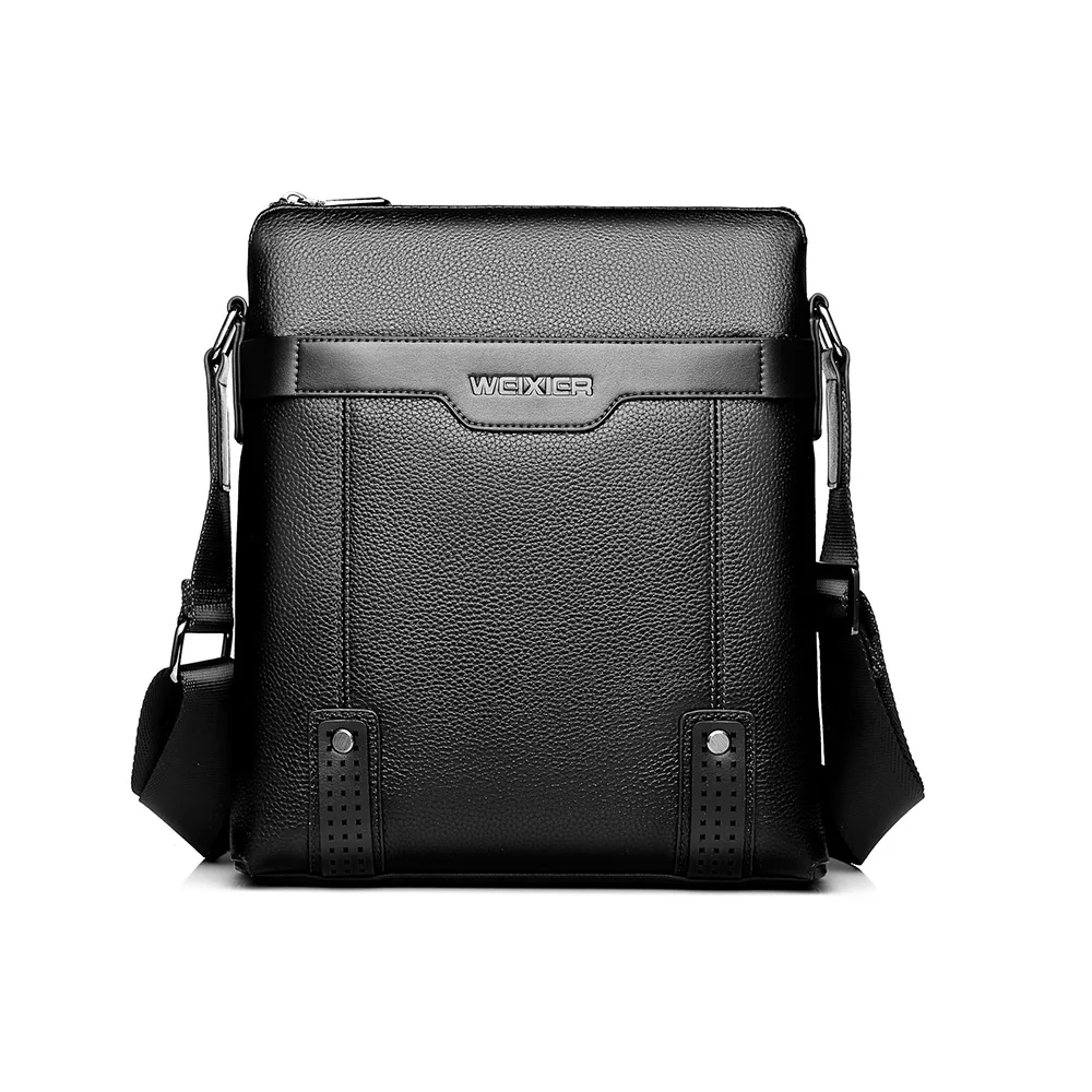 Weysfor Casual Men Shoulder Bag Vintage Crossbody Bags High Quality Male Bag PU Leather Handbag Capacity Messenger Bags Tote Bag