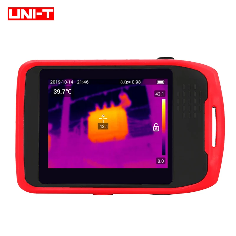 

UNI-T UTi120T Thermal Imager Pocket Thermometer PC Data Analysis Software High And Low Temperature Tracking WIFI120x90 Pixels