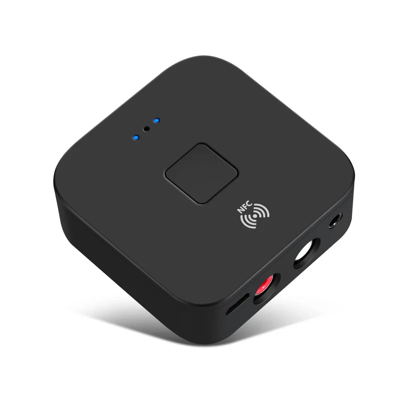 HIFI NFC Беспроводной Bluetooth 5,0 приемник адаптер 3,5 мм AUX RCA разъем микрофон Громкая связь вызов Bluetooth автомобильный аудио приемник
