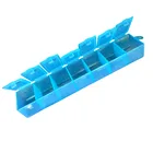 Коробка для таблеток разветвители на 7 дней еженедельно таблетки, капсулы, медицинский препарат коробка держатель Органайзер для хранения Контейнер Чехол случайного цвета