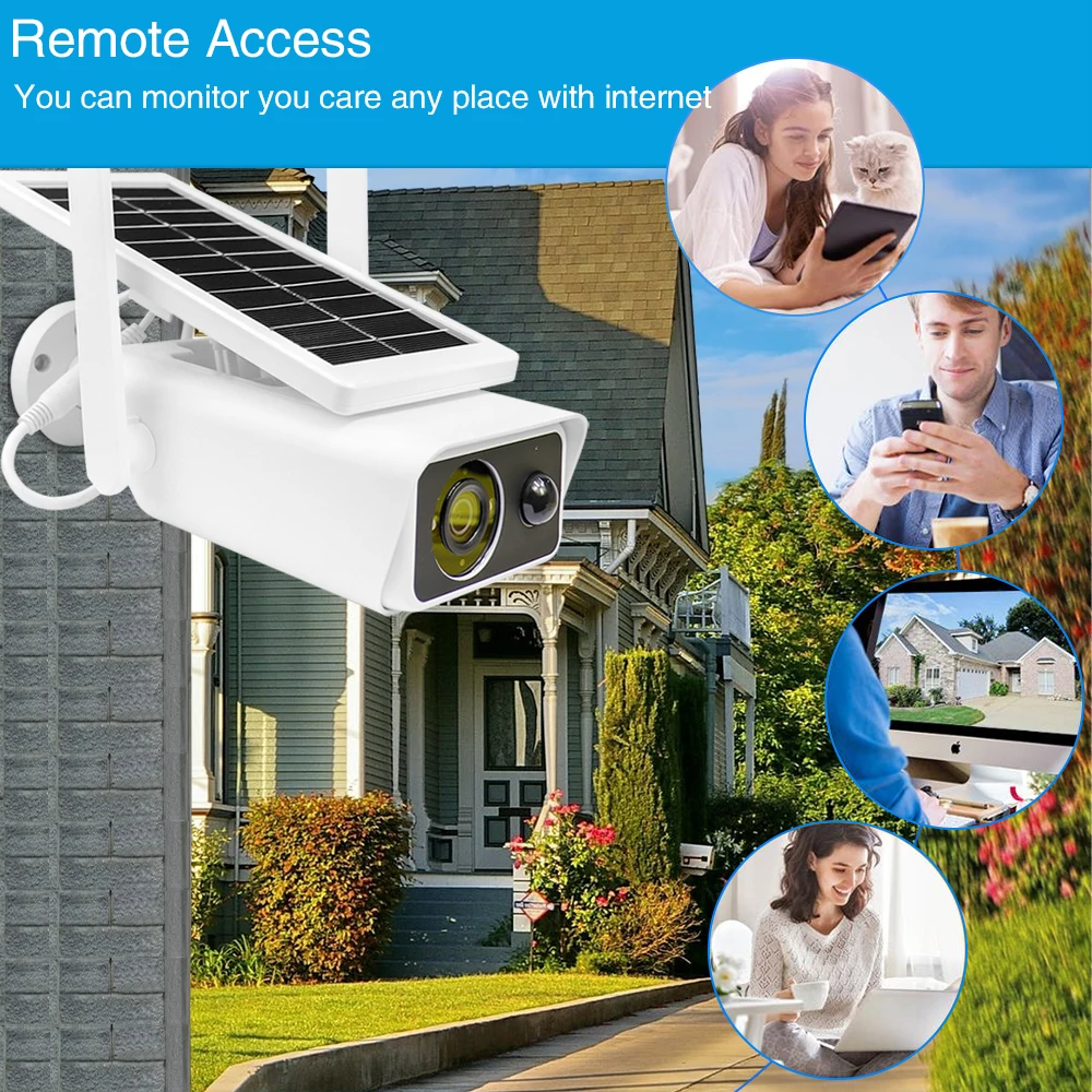

LLSEE ICSEE 1080p IP camera wifi battery solar home surveillance camera ir video walkie-talkie low power surveillance camera