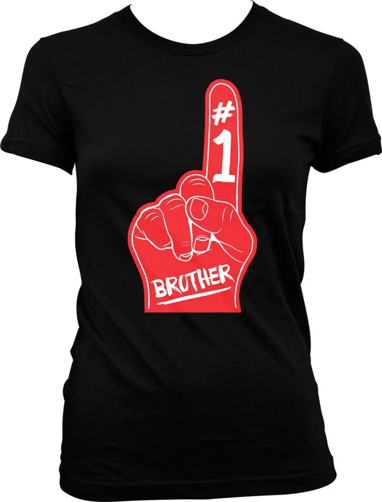 

Number One Brother Hand Family Juniors T-shirt