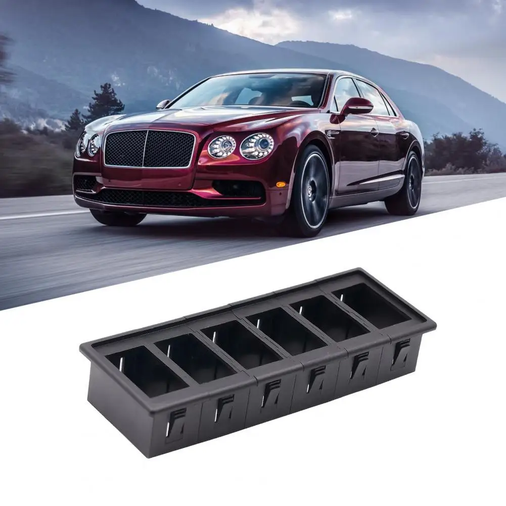 

CS-429A5 Rocker Switch Clip 6-Gang Anti-retardant ABS Headlight Switch Holder Housing for Cars RVs
