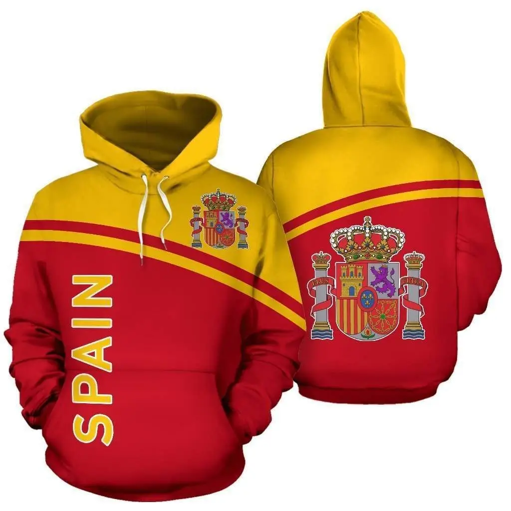 

PLstarCosmos 3DPrint Newest Spain Country Flag Unique Aswome Men/Women Cozy Hrajuku Casual Streetwear Hoodies/Zip/Sweatshirt -2