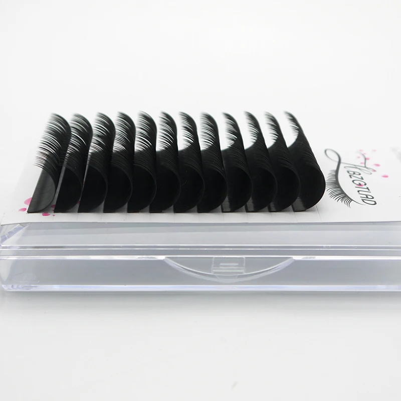 8-25мм 3D меховые ресницы Faux Mink индивидуальное наращивание ресниц темно-черный матовый для профессионалов мягкий натуральный.