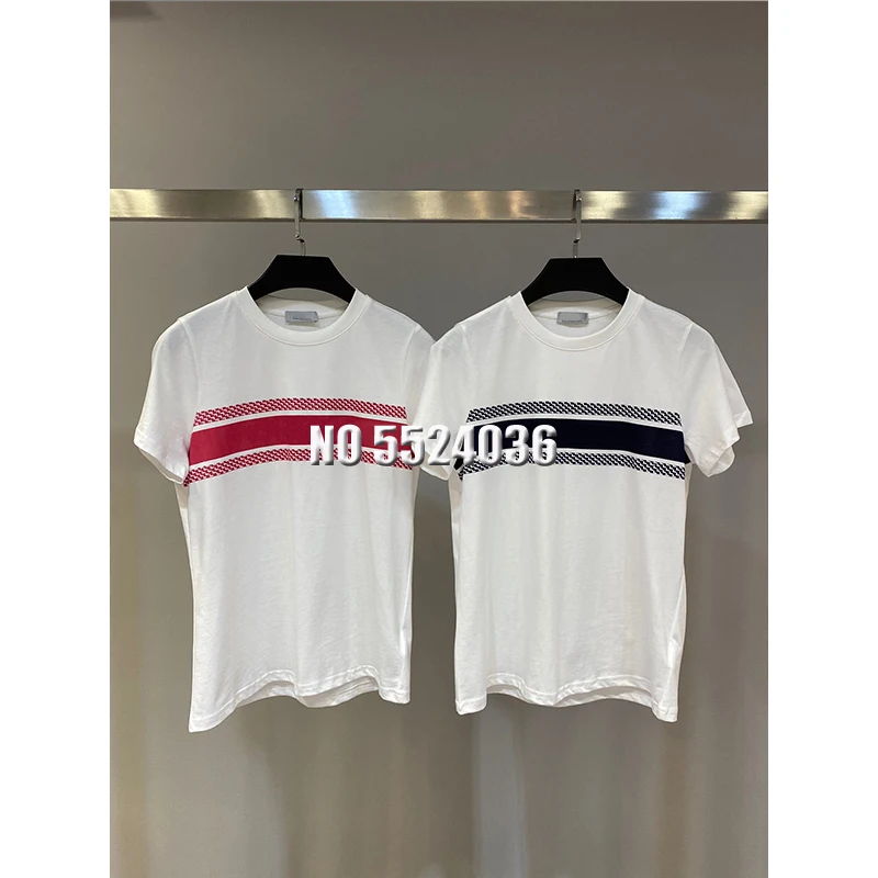 

New Summer Pattern 100% Cotton T-shirt Women 2021 O-neck Shorts Sleeve Loose Tops Tee