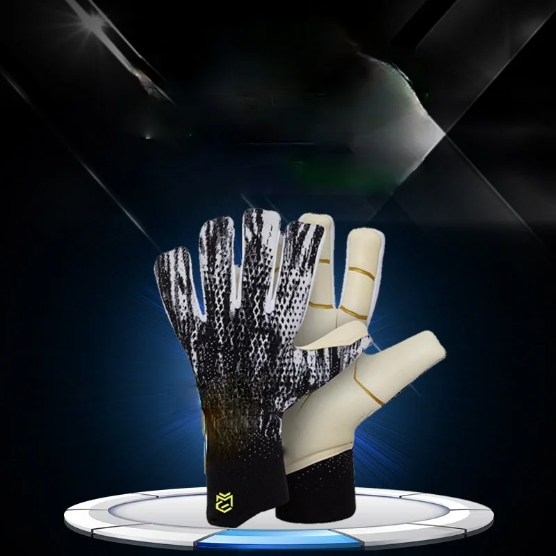 

Full Latex Goalkeeper Gloves Professional Football Goalkeeper Glove No Finger Guards Thickened Sport Protective Gear Accessories