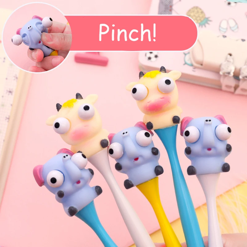 Loveот 1 шт. Милая забавная шариковая ручка Корейская мультяшная животная