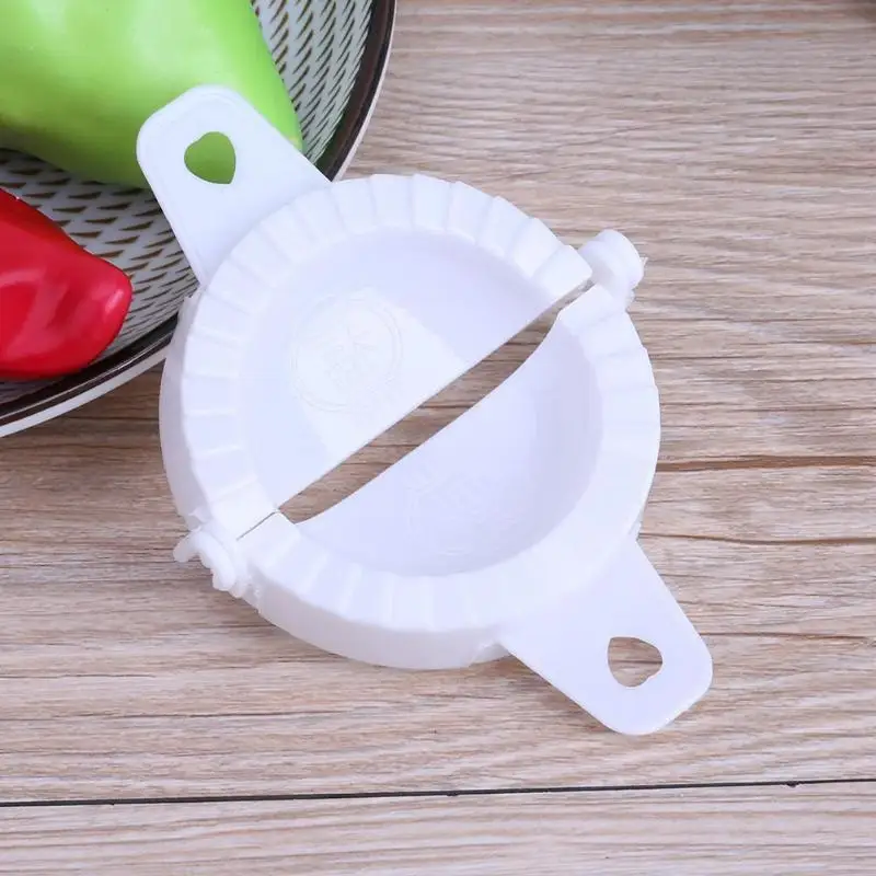 Белые анти коррозия клецки Кухня инструменты ручной Pinch форма для пельменей