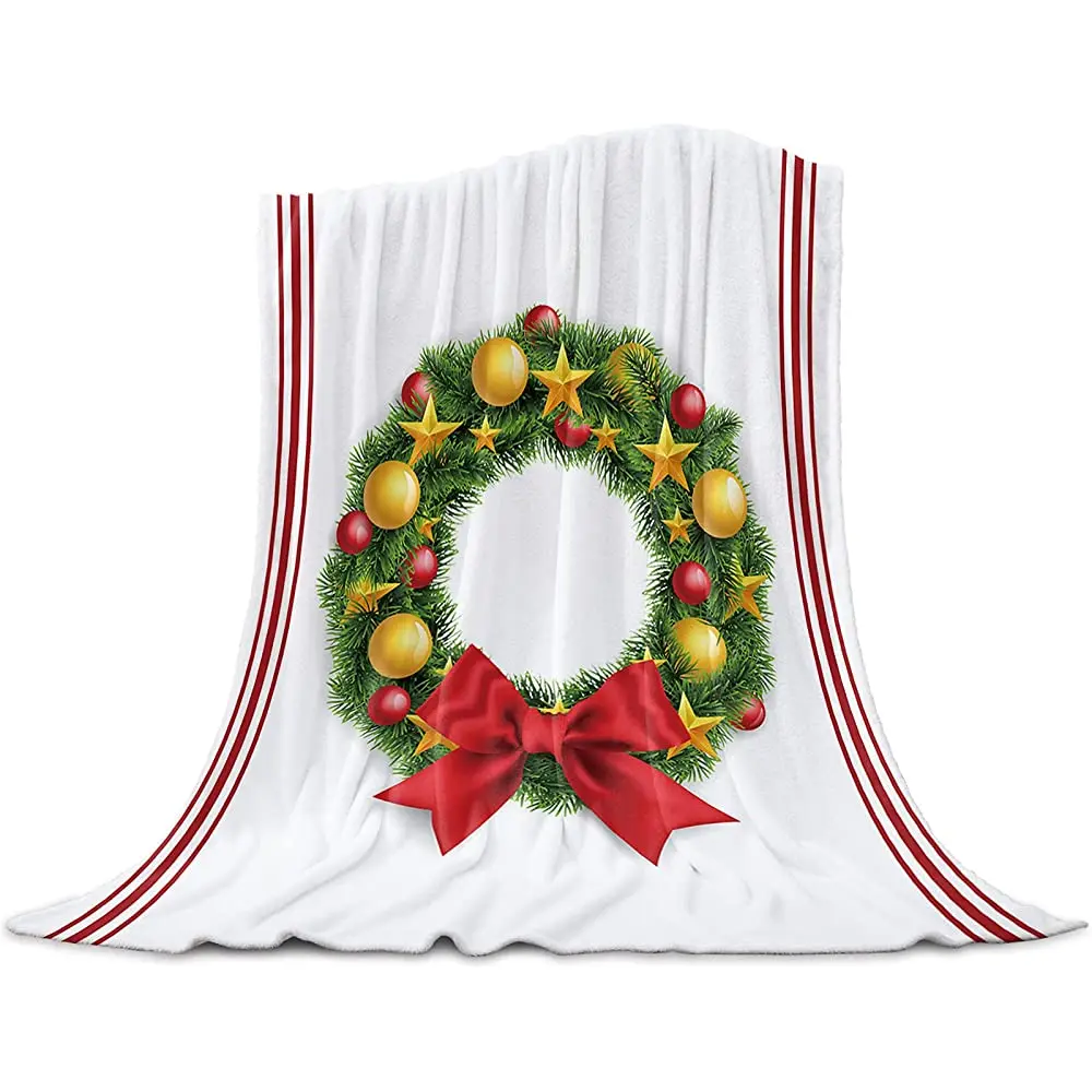 

Blanket Soft Flannel Fleece 40x50 in Snowman Allover Christmas Snowman Pattern Throw Blanket Cozy Fuzzy Plush Blankets