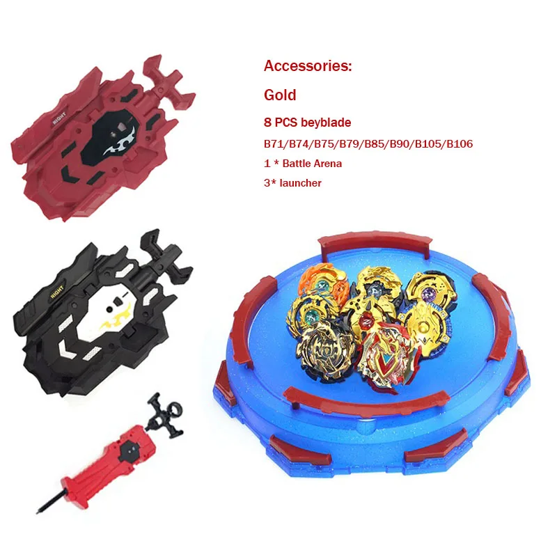 2020 Золотой Takara Tomy пусковое устройство Beyblades Burst Arean Bayblades Bables набор коробка Bey Blade