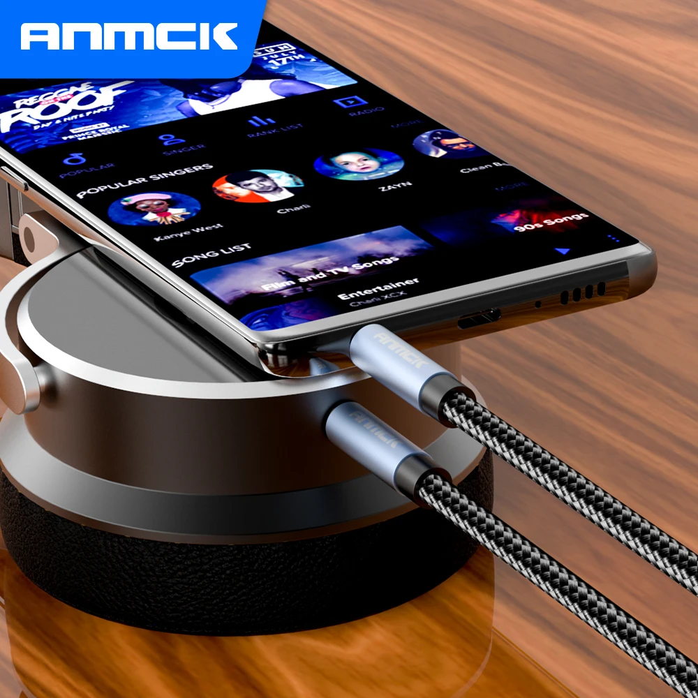 Anmck Jack 3 5 мм Aux кабель провод для динамика аудио кабели ноутбуков телефонов